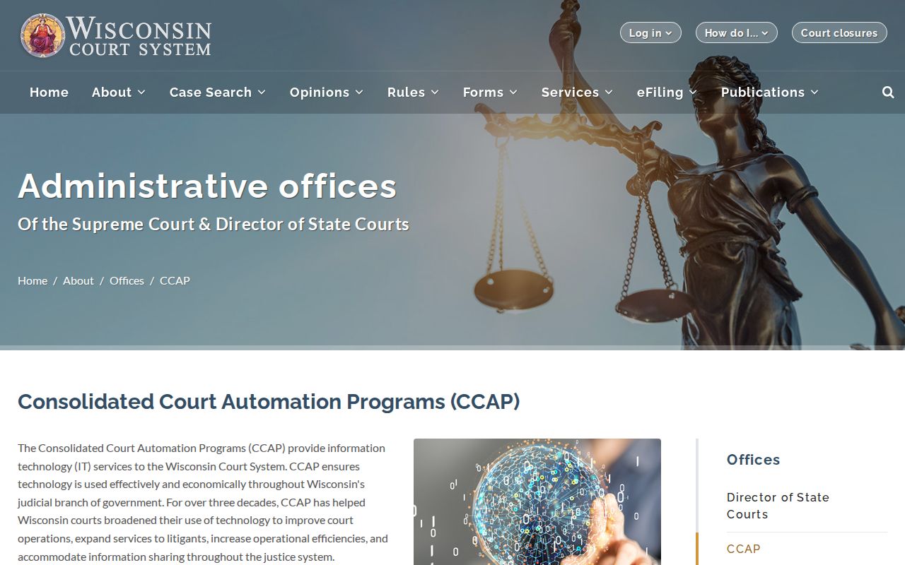 Manitowoc County criminal case access through WCCA and courthouse terminals