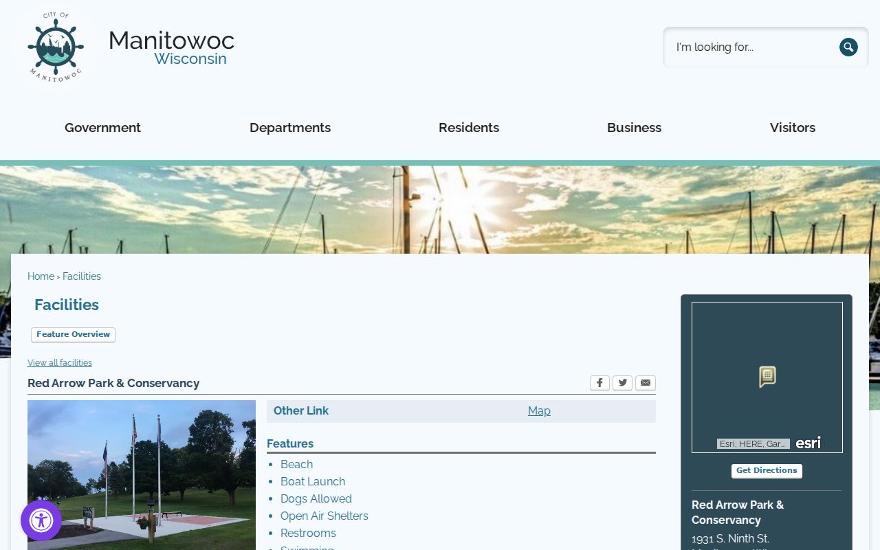 Manitowoc Police Department location for city criminal records